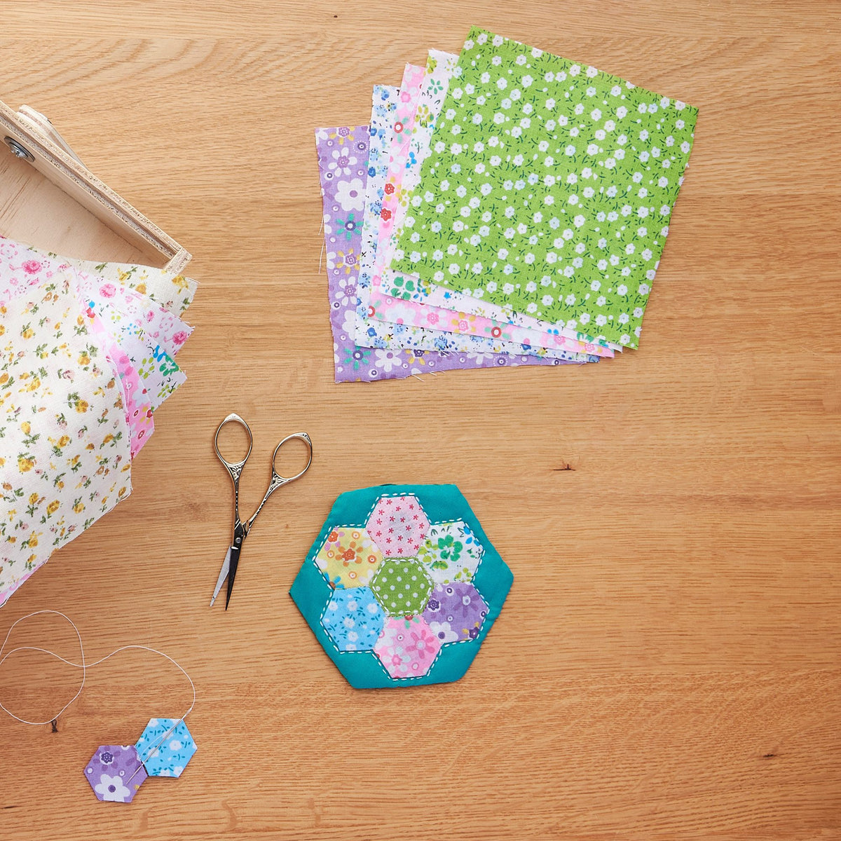 Sewing Coaster made in Coats & Clark Dual Duty XP Thread