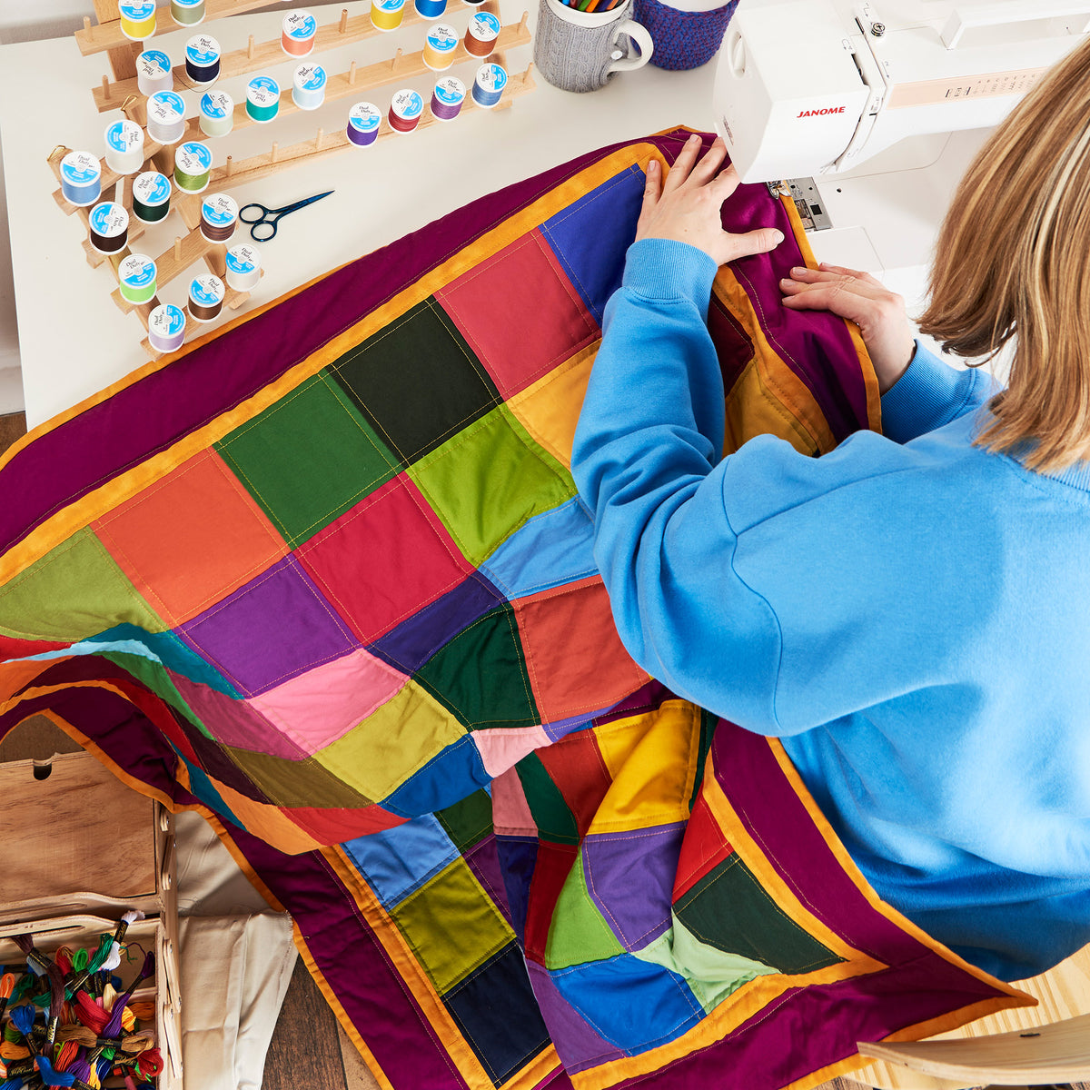 Sewing Basic Square made in Coats & Clark Thread