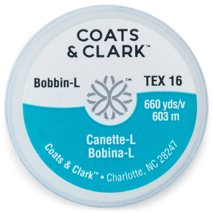 Coats & Clark Prewound Polyester Bobbins White