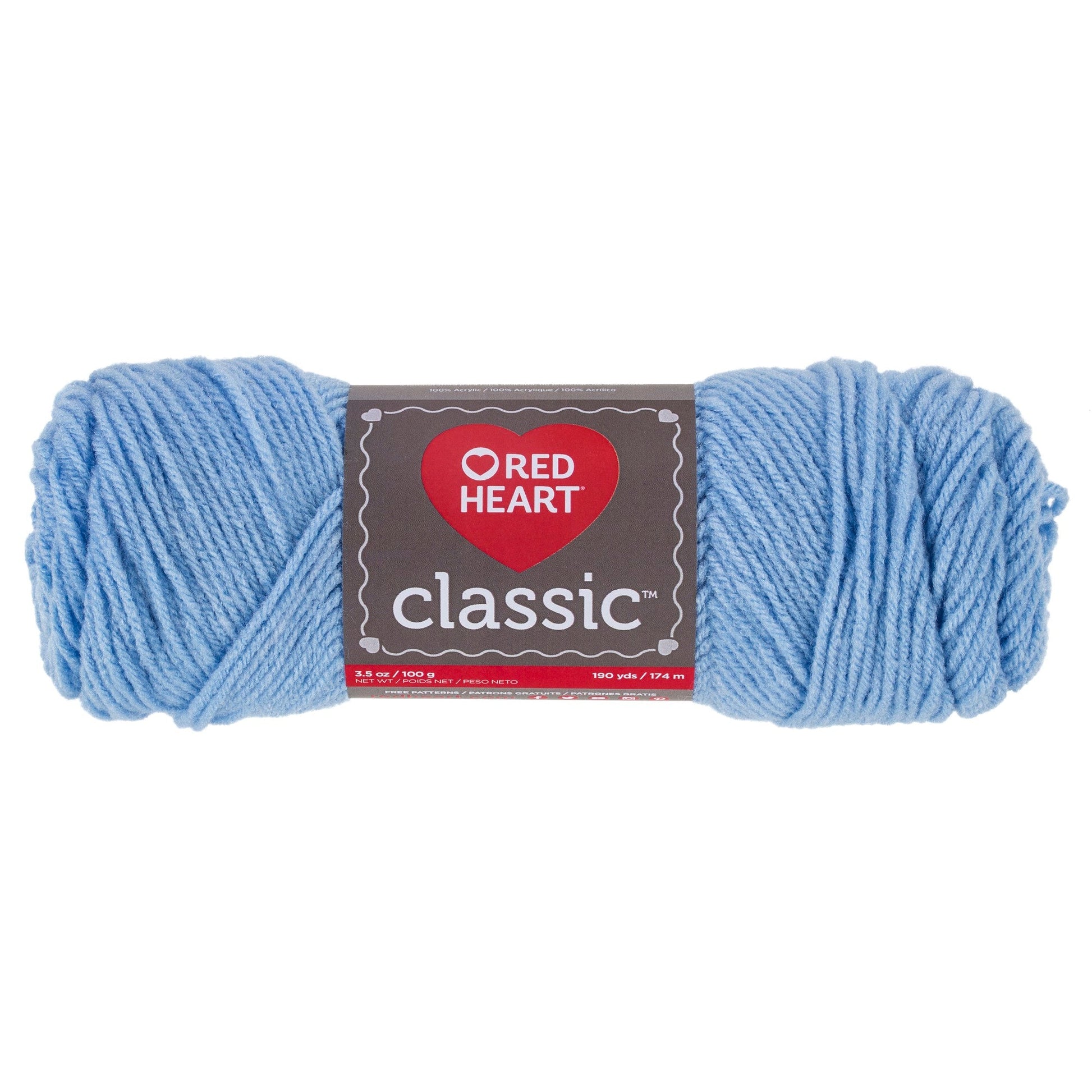 Red Heart Classic Yarn - Clearance shades Blue Jewel