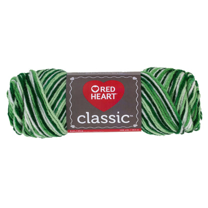 Red Heart Classic Yarn - Clearance shades Shaded Greens