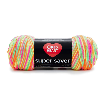 Red Heart Super Saver Yarn Day Glow