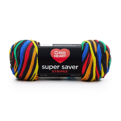 Red Heart Super Saver Yarn Primary Stripes