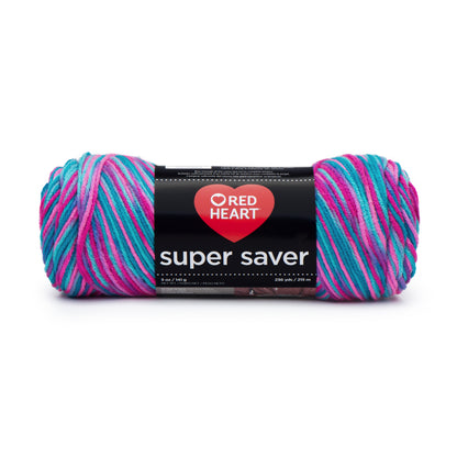 Red Heart Super Saver Yarn Bonbon Print