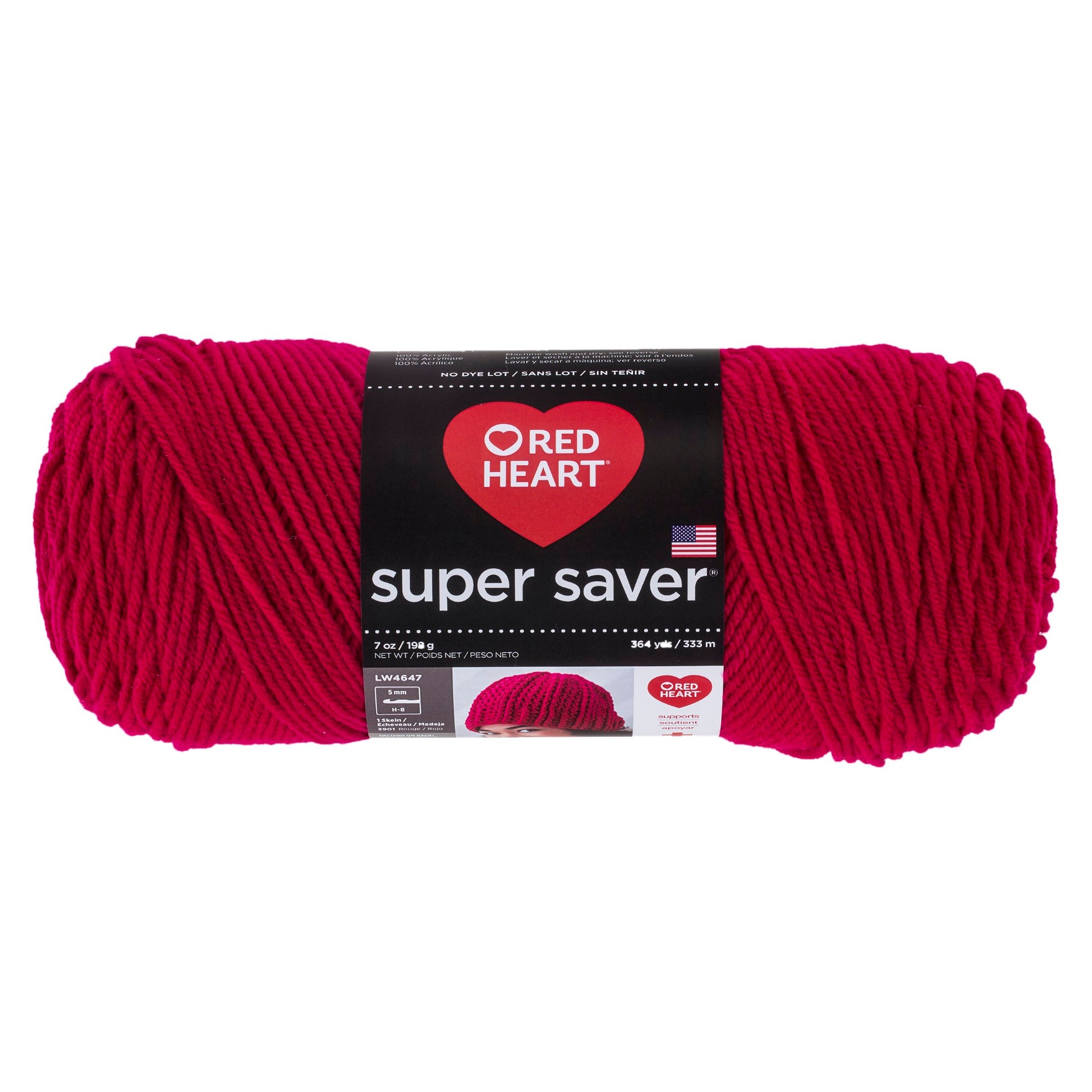 Red Heart Super Saver Yarn Rouge