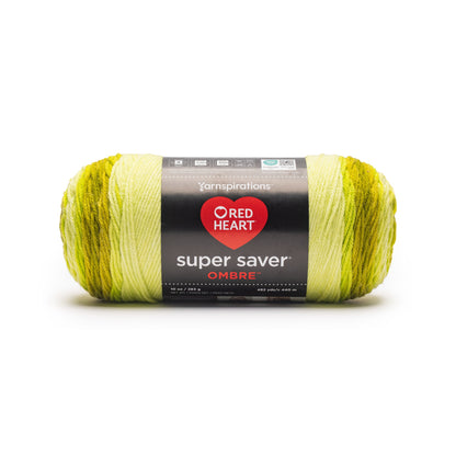 Red Heart Super Saver Ombre Yarn Lime