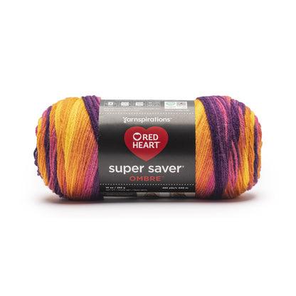 Red Heart Super Saver Ombre Yarn Sunset