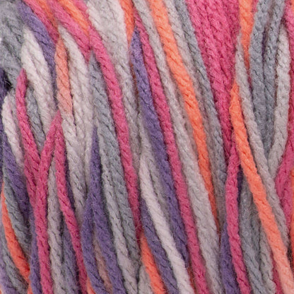 Red Heart Super Saver Color Block Yarn - Discontinued Shades Frosted Honeysuckle