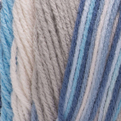 Red Heart Super Saver Color Block Yarn - Discontinued Shades Coastline