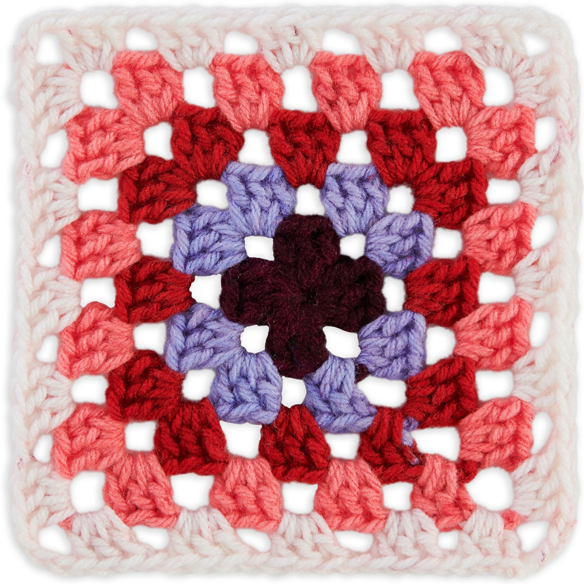 Red Heart All In One Granny Square Yarn (250g/8.8oz) Soft  White - Hot Stuff