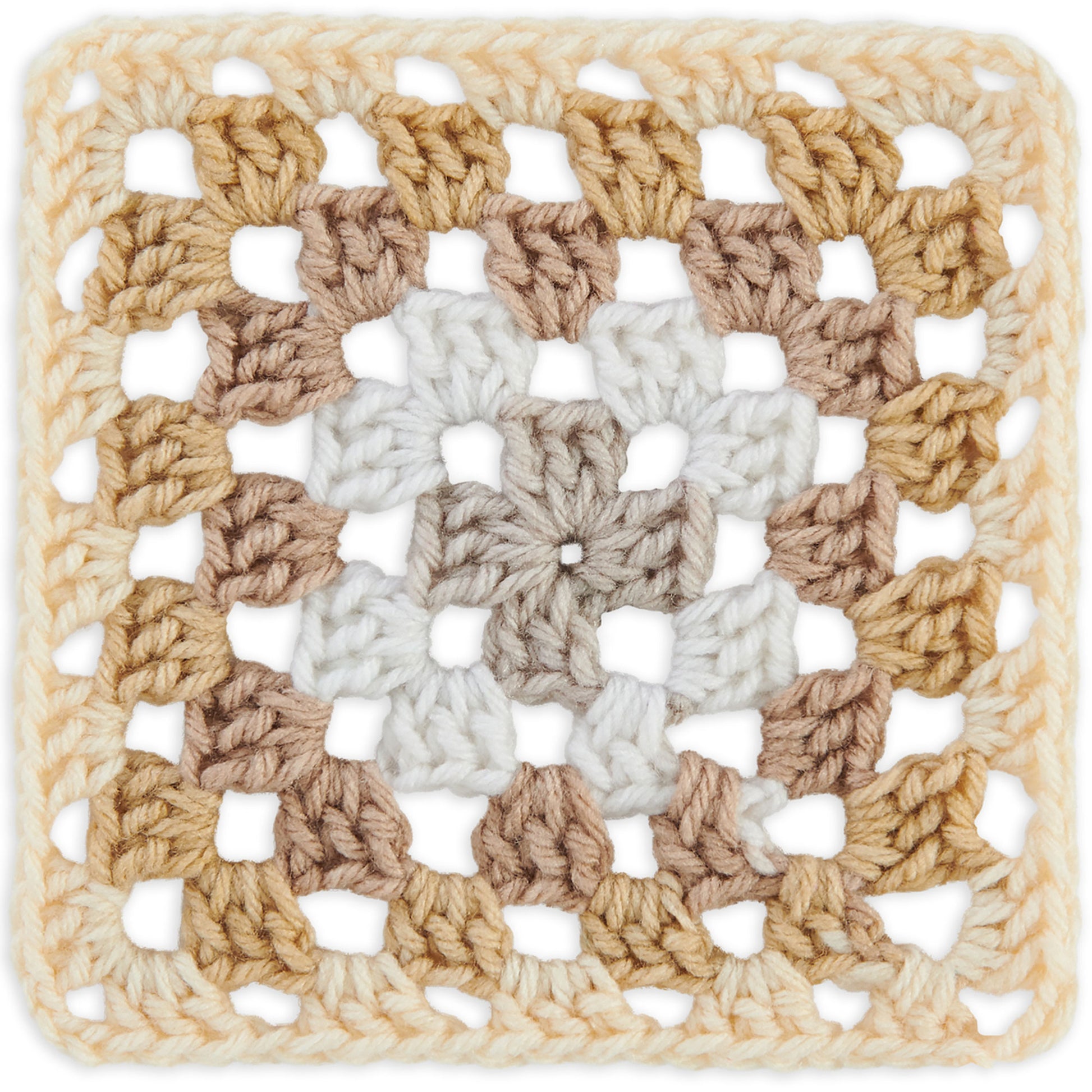 3 Pack Red Heart All in One Granny Square-Soft White Shadow E310GS