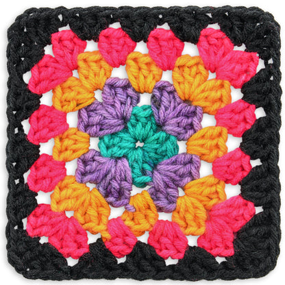 Red Heart All In One Granny Square Yarn (250g/8.8oz) Black - Rad Party