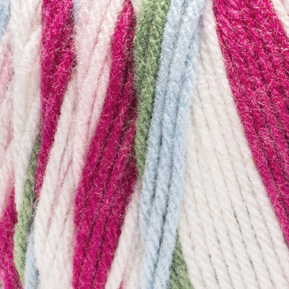 Red Heart All In One Granny Square Yarn (250g/8.8oz) Soft White - Strawberry Delight