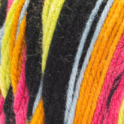 Red Heart All In One Granny Square Yarn (250g/8.8oz) Black - Spicy Lime