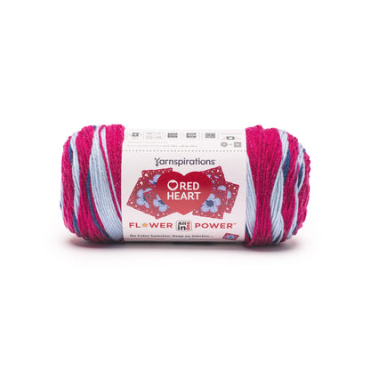 Red Heart All In One Flower Power Yarn (250g/8.8oz) Cornflower