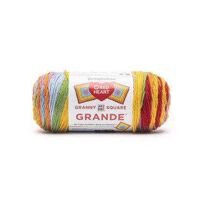 Red Heart All In One Granny Square Grande Yarn (250g/8.8oz) Full Spectrum