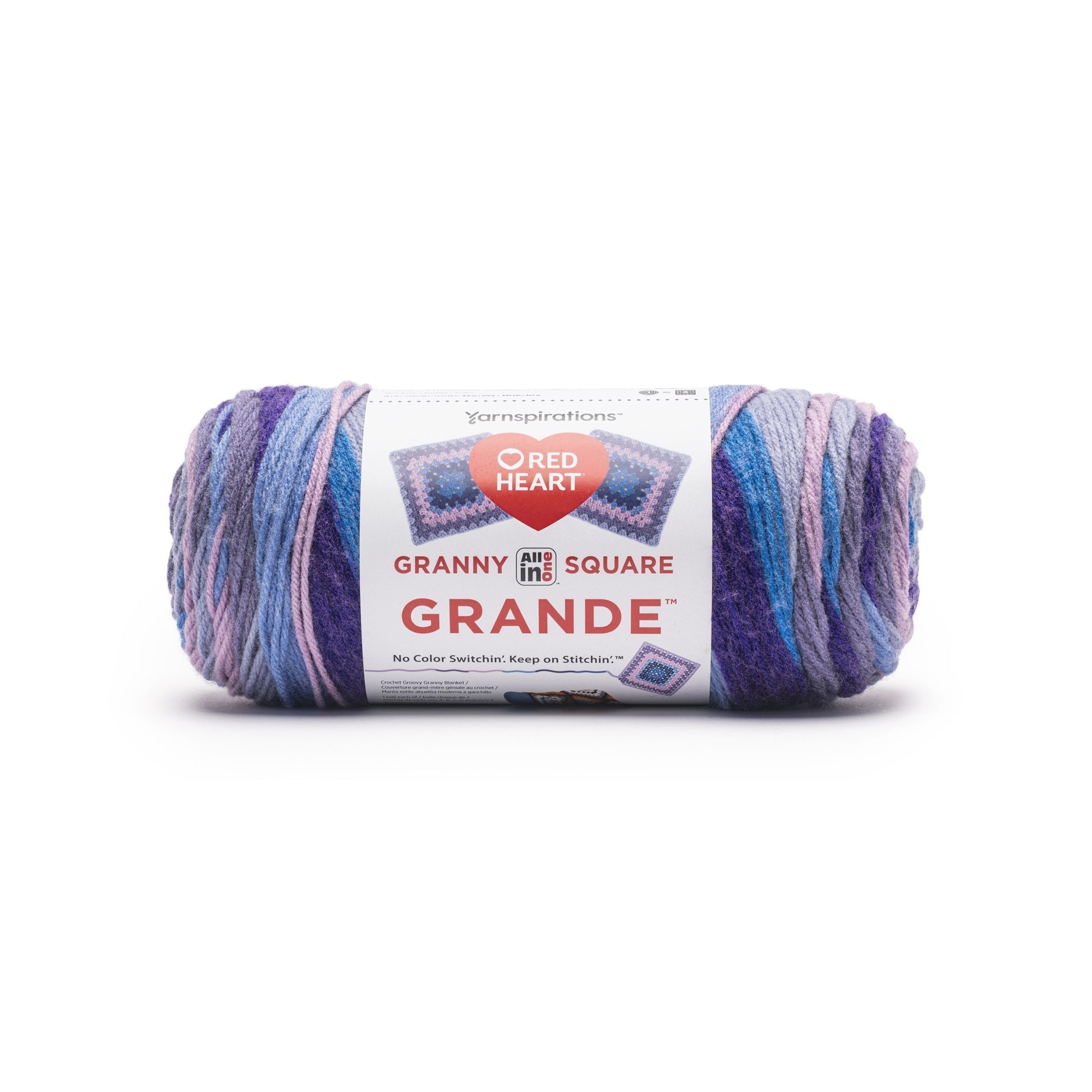 Red Heart All In One Granny Square Grande Yarn (250g/8.8oz)