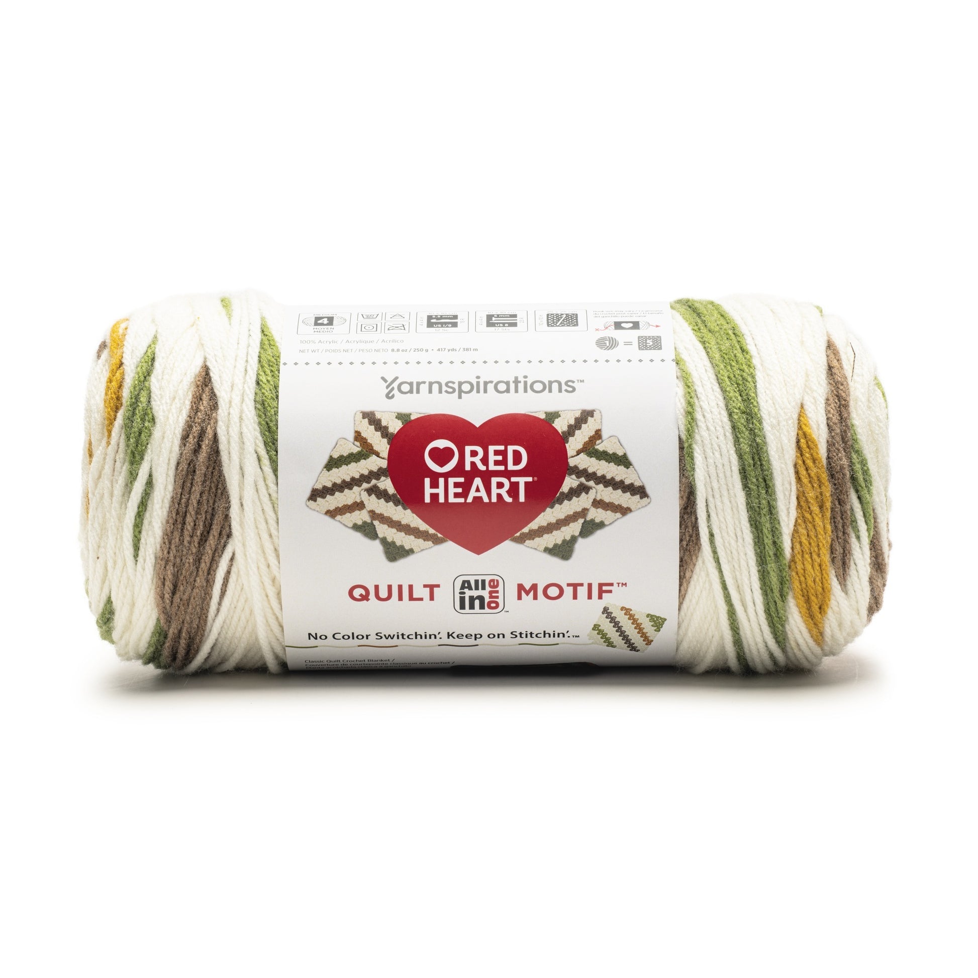 Red Heart All In One Quilt Motif Yarn (250g/8.8oz)