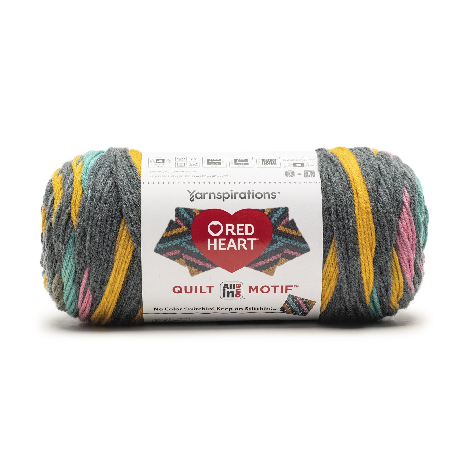 Red Heart All In One Quilt Motif Yarn (250g/8.8oz)