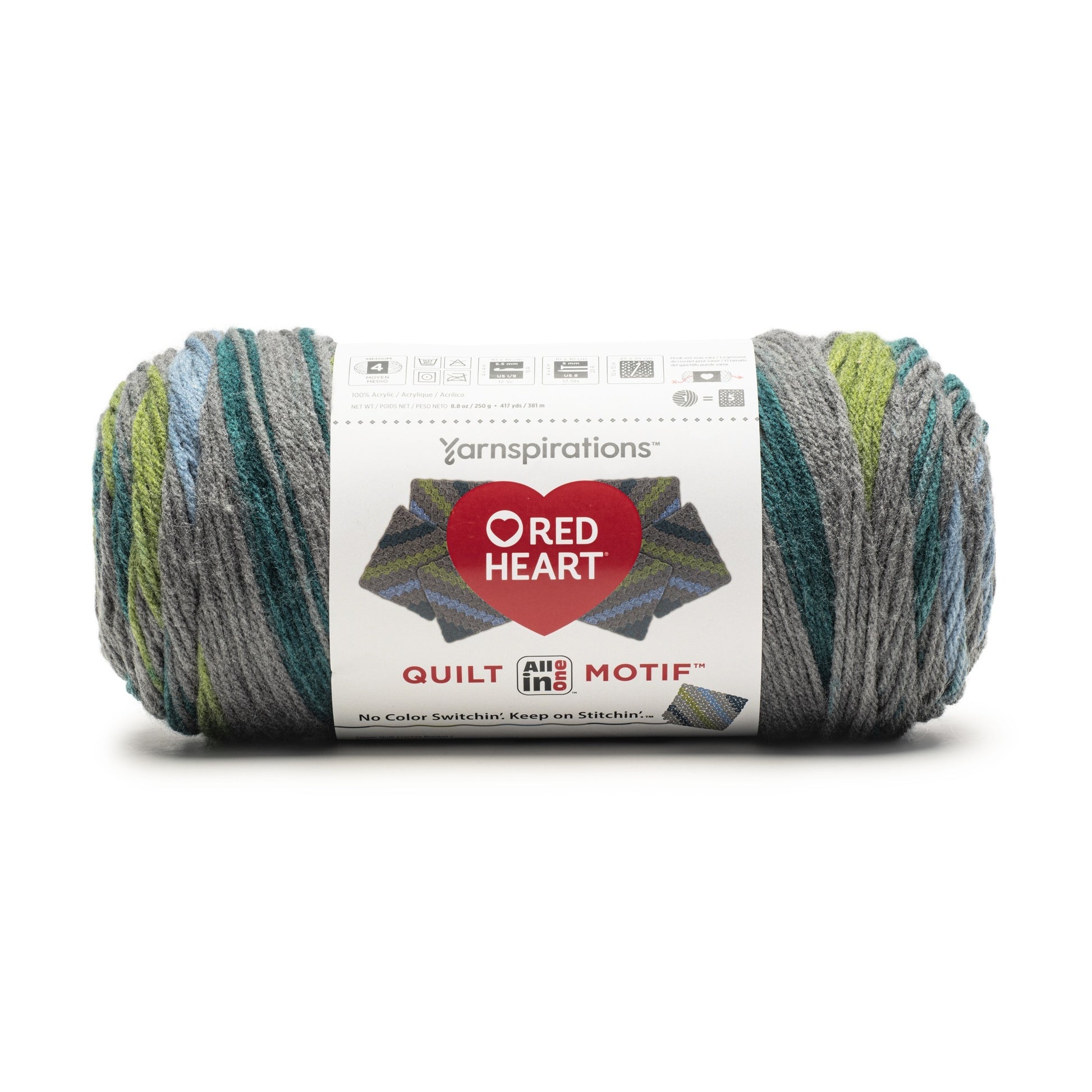 Red Heart All In One Quilt Motif Yarn (250g/8.8oz)