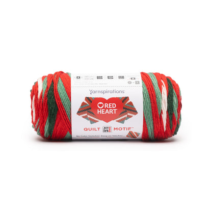 Red Heart All In One Quilt Motif Yarn (250g/8.8oz) Holly Jolly