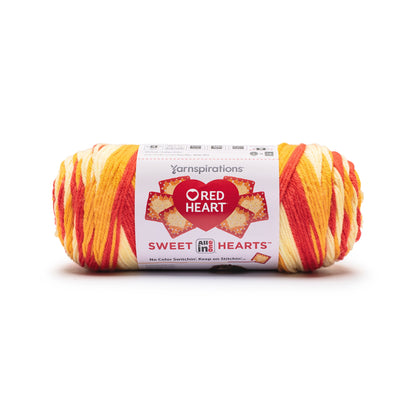 Red Heart All In One Sweet Hearts Yarn (250g/8.8oz) Flame