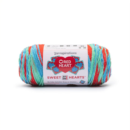 Red Heart All In One Sweet Hearts Yarn (250g/8.8oz) Crush