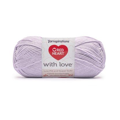 Red Heart With Love Low Pill Yarn (100g/3.5oz) Lavender Dreams