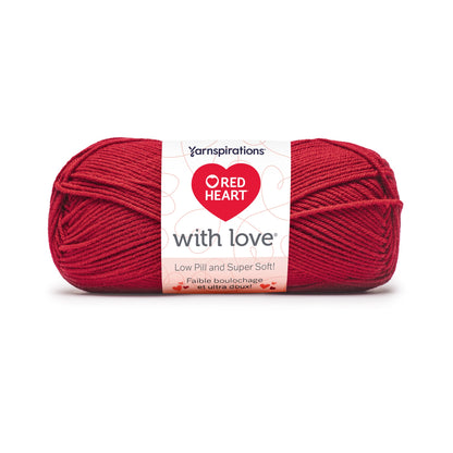 Red Heart With Love Low Pill Yarn (100g/3.5oz) Jolly Berry