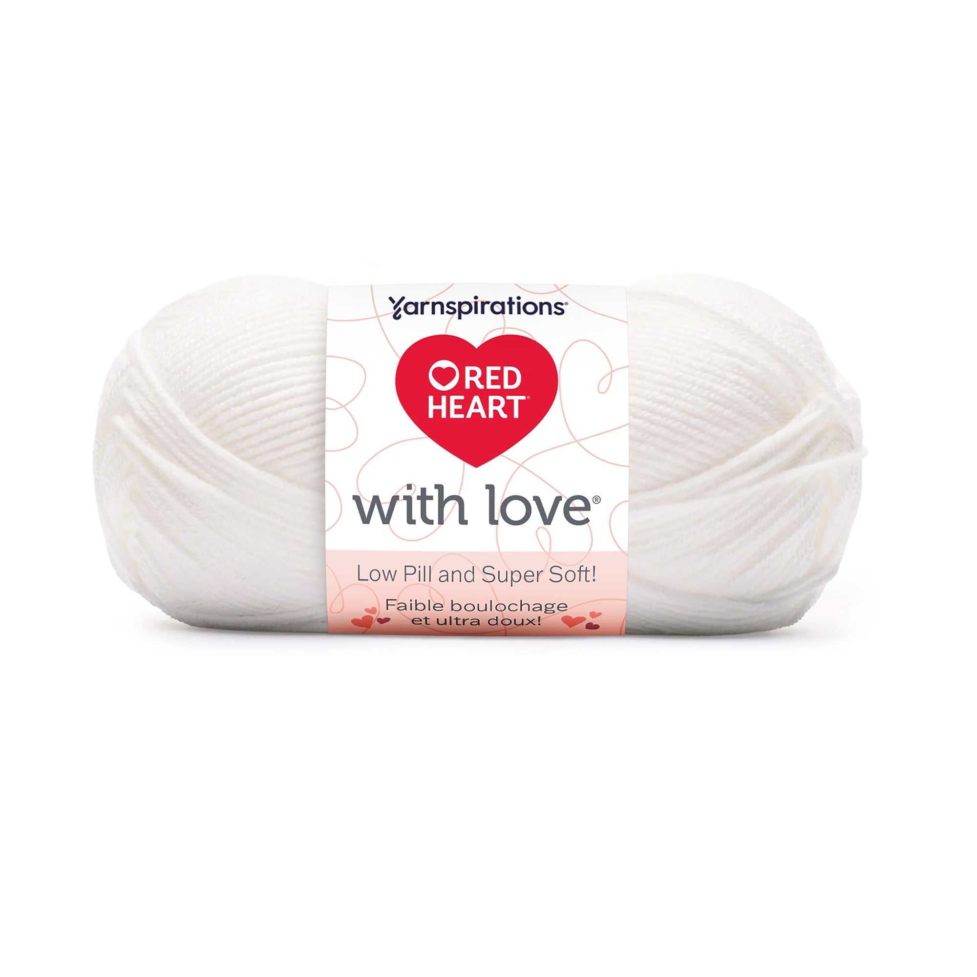 Red Heart With Love Low Pill Yarn (100g/3.5oz)