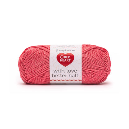 Red Heart With Love Better Half Yarn (100g/3.5oz) Hibiscus