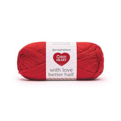 Red Heart With Love Better Half Yarn (100g/3.5oz) Poppy