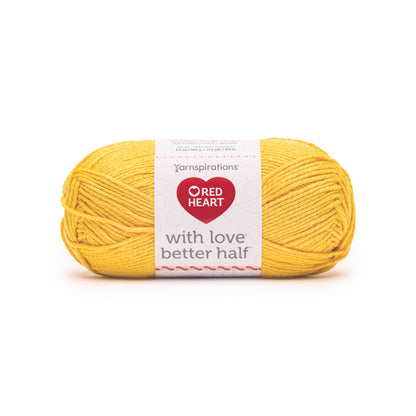 Red Heart With Love Better Half Yarn (100g/3.5oz) Sunflower