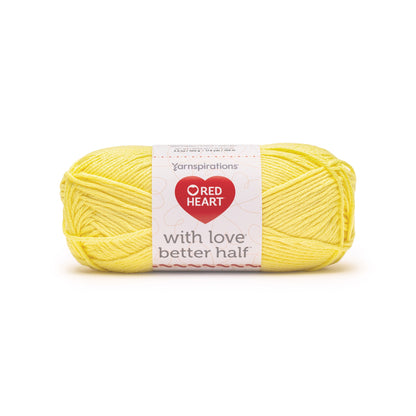 Red Heart With Love Better Half Yarn (100g/3.5oz) Daffodil