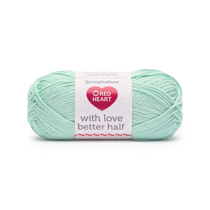 Red Heart With Love Better Half Yarn (100g/3.5oz) Mint