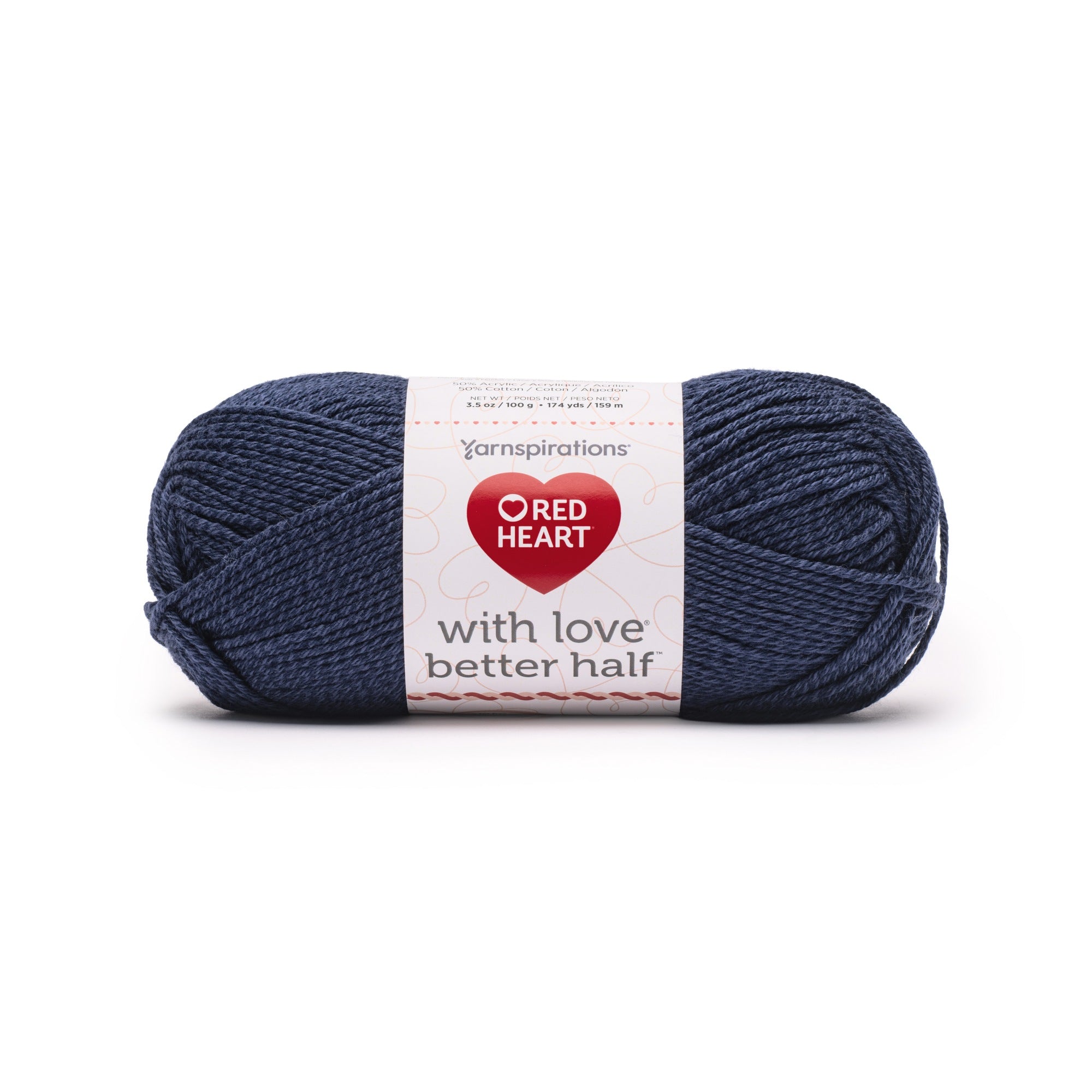Red Heart With Love Better Half Yarn (100g/3.5oz)
