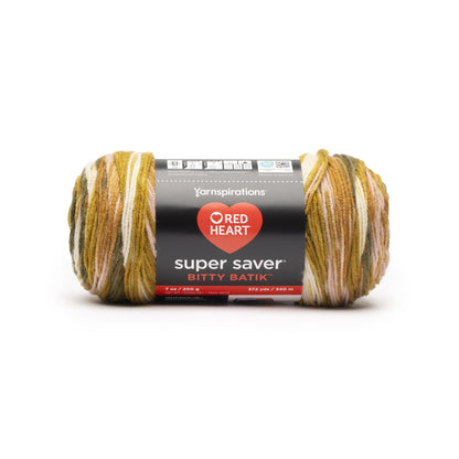 Red Heart Super Saver Bitty Batik Yarn (200g/7oz) Woodwind
