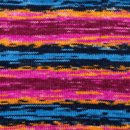Red Heart Super Saver Bitty Batik Yarn (200g/7oz) Electric