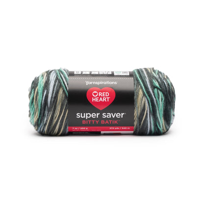 Red Heart Super Saver Bitty Batik Yarn (200g/7oz) Aqua Frost
