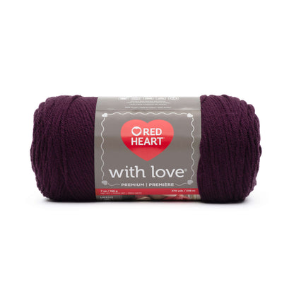 Red Heart With Love Yarn - Discontinued Shades Grape Jam