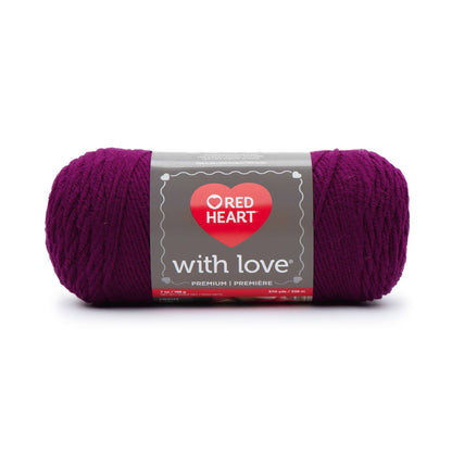 Red Heart With Love Yarn - Discontinued Shades Boysenberry