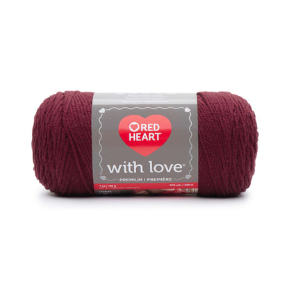 Red Heart With Love Yarn - Discontinued Shades Berry Red