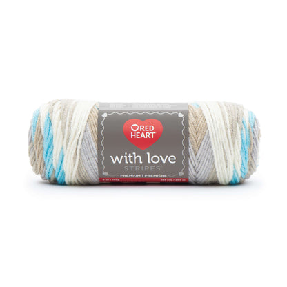 Red Heart With Love Yarn - Discontinued Shades Sandbar Stripe