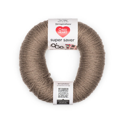 Red Heart Super Saver O'Go Yarn - Discontinued Shades Cafe Latte