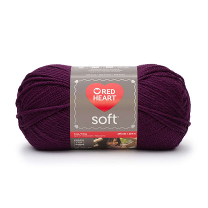 Red Heart Soft Yarn - Discontinued Shades Grape