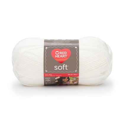 Red Heart Soft Yarn - Discontinued Shades White