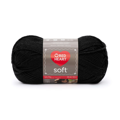 Red Heart Soft Yarn - Discontinued Shades Black
