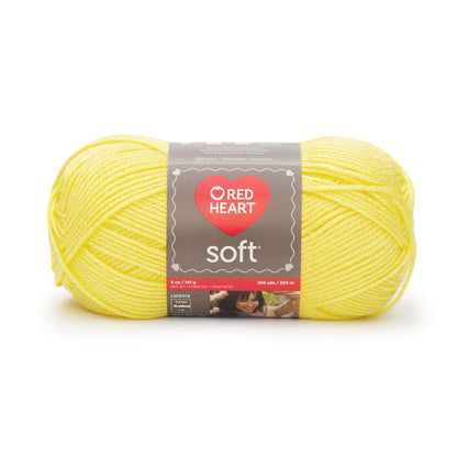 Red Heart Soft Yarn - Discontinued Shades Lemon