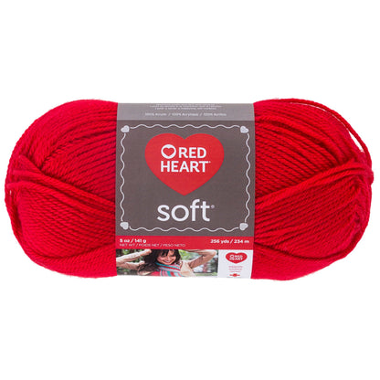 Red Heart Soft Yarn - Discontinued Shades Cherry Red