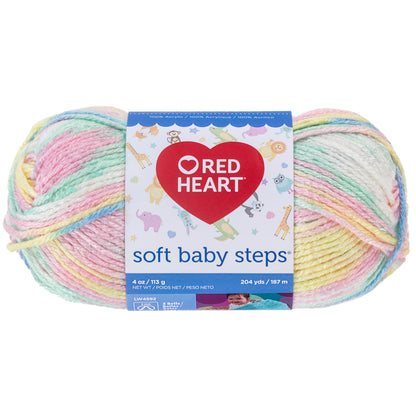 Red Heart Soft Baby Steps Yarn Binky Print
